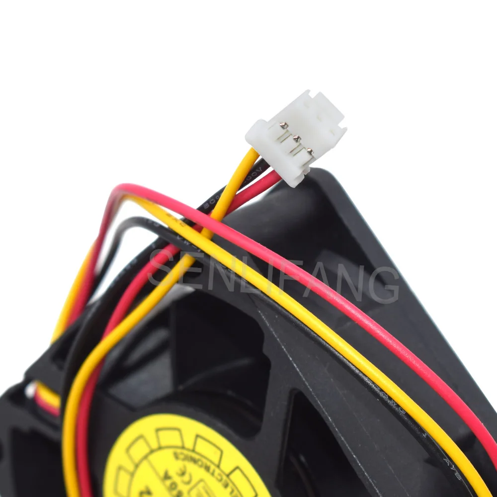 D60BV-12 DC12V 0.50A 60*60*25MM 6CM 3Pin