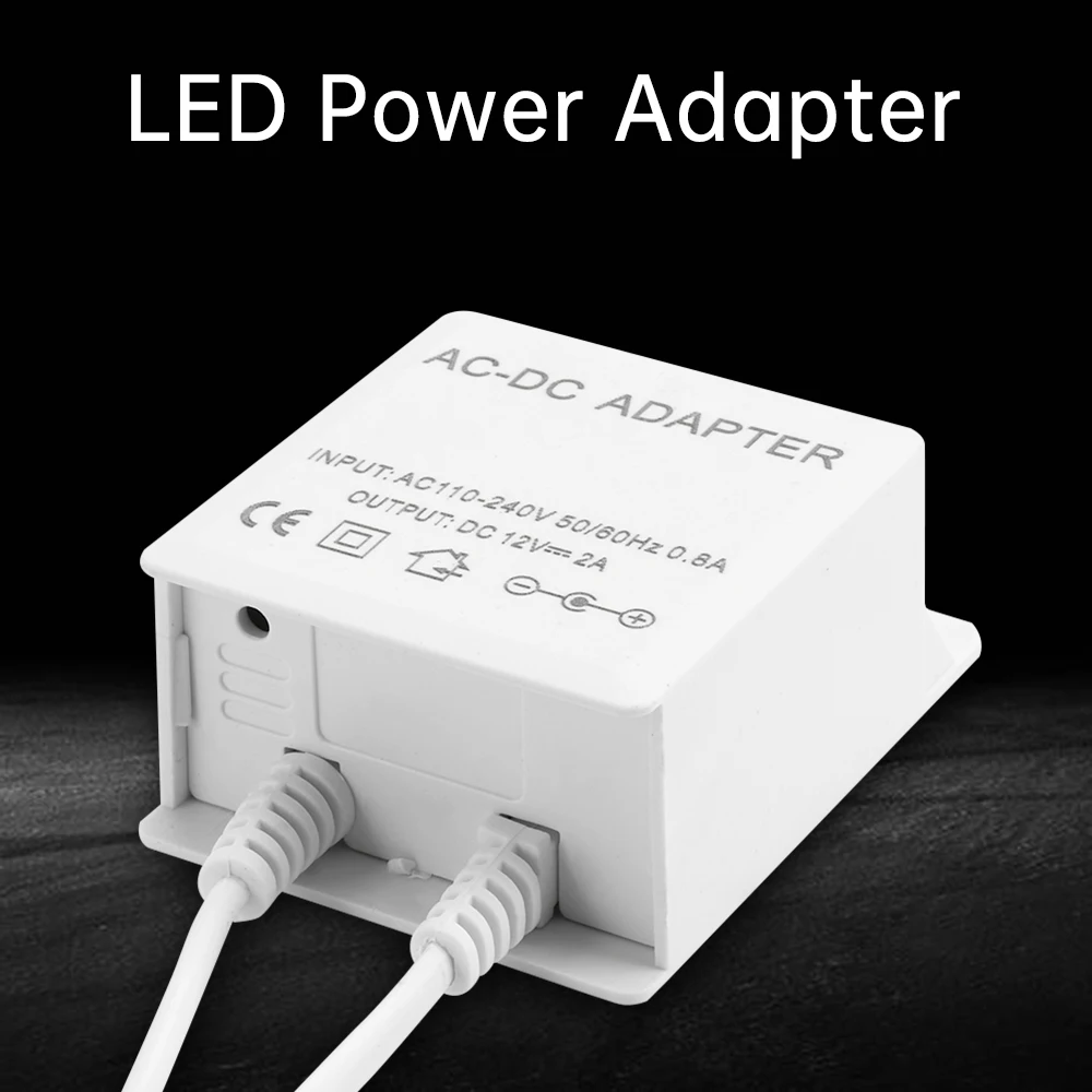 DC 12V 2A Power Supply For PTZ Camera Transformer AC 110V-230V to DC 12V For PTZ WiFi IP Camera 12V 2A EU/US Power Plug