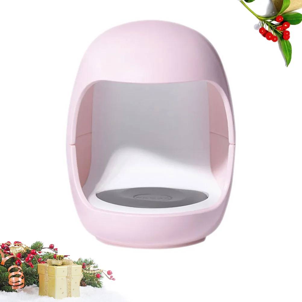 

Portable Pink Mini Single Finger Nail Dryer LED USB Uv Gel Polish Curing Nail Lamp for Home Use