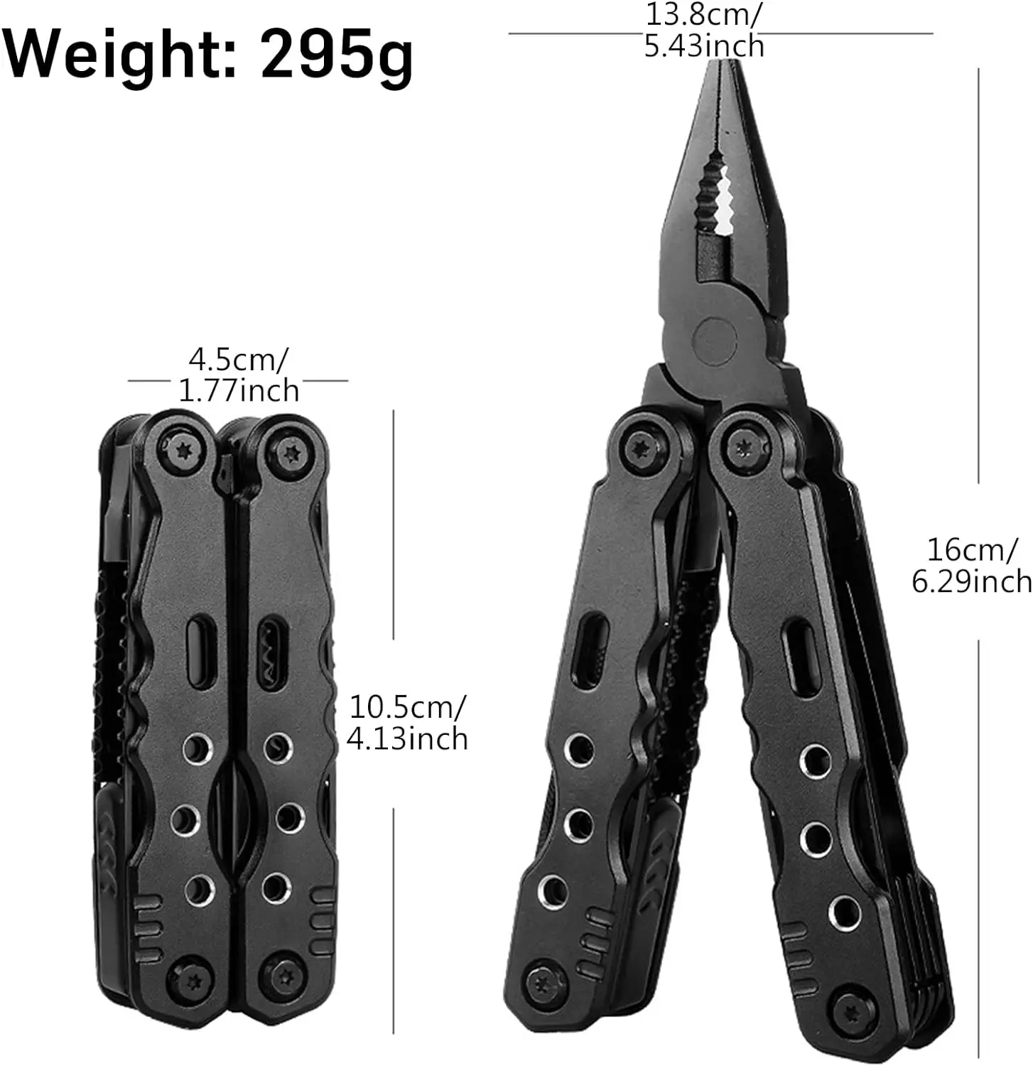 Diagonal Pliers Hardware Wire Cutters Multifunctional Pliers Pocket Knife Set 24-in-1 Camping Tool Anti Slip Durable Repair Tool