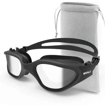 Polarized Swimming Goggles for Adult Anti-Fog UV Protection Lens Men Women Waterproof Adj