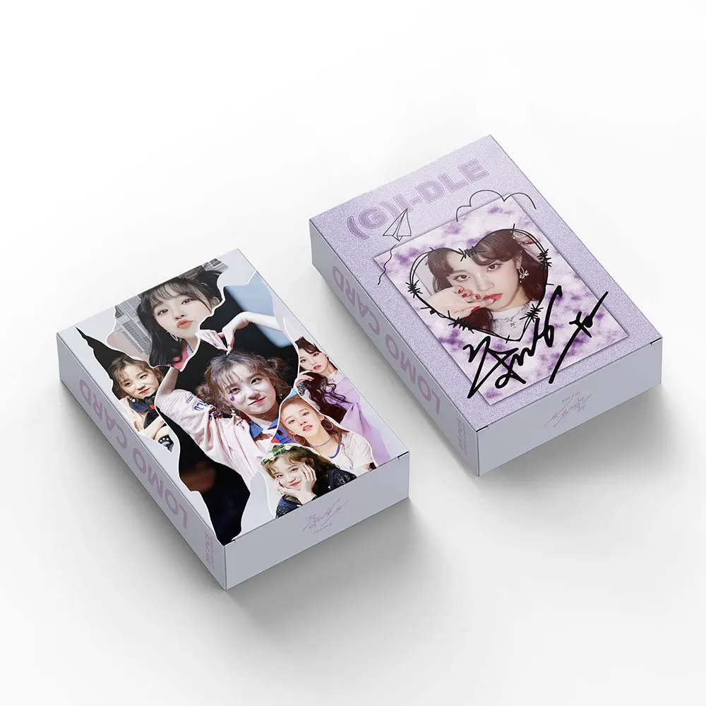 K-po G-LOMO Cards ، ألبوم جديد ، صورة I SWAY pot ، بطاقات طباعة عالية الدقة ، صورة ، Jeon So Yeon Yu Qi ، Minnie Girl ، هدايا جماهير المجموعة ، 55 مجموعة