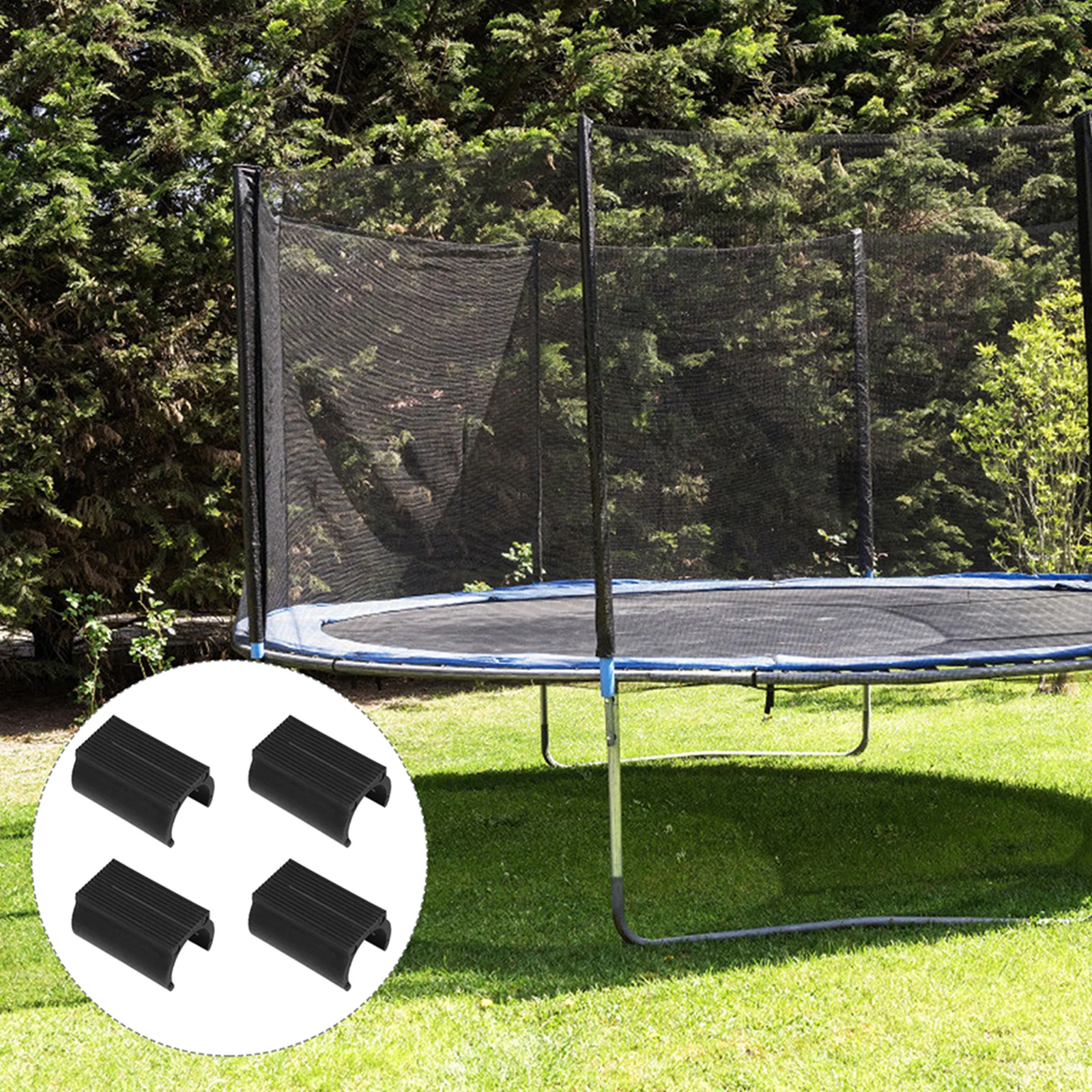 

25 pcs Anti-Skid Pads For Furniture Legs Chair Table Protectors Non-Slip U-Shaped Plastic Caps Trampoline Desk Feet Covers