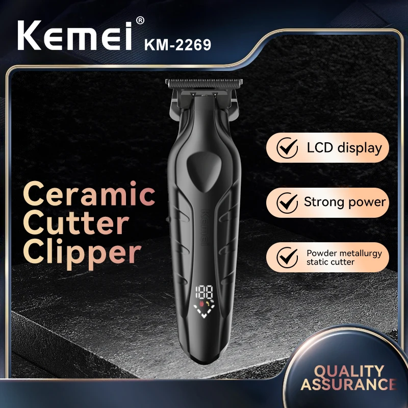 KEMEI km-2269 Salon Barber Hair Trimmer Rechargeable Clippers Professional Hair Trimmer For Men Maquina De Cabeleireiro Barber