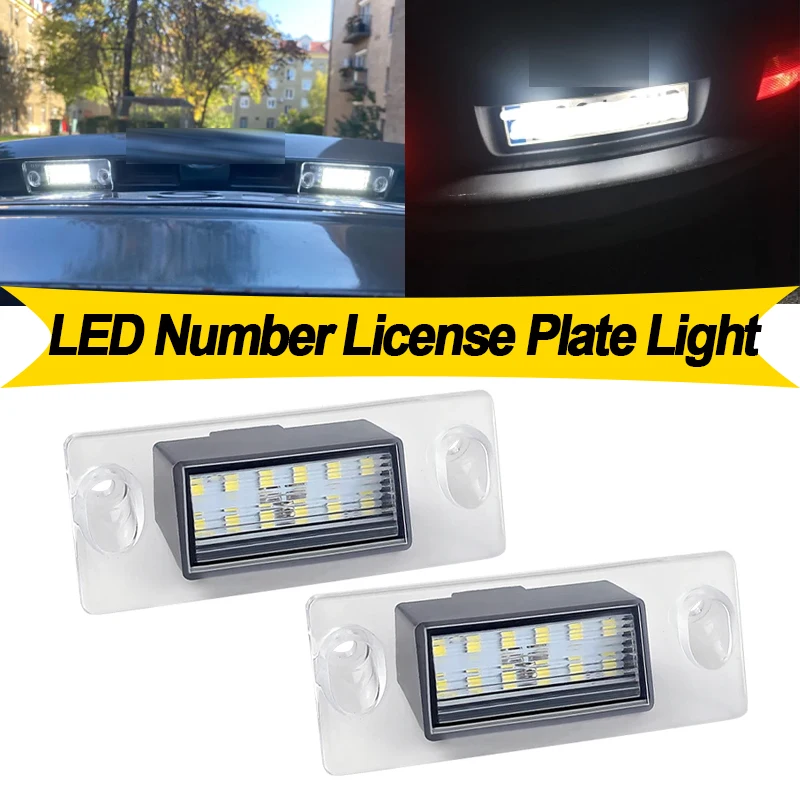 2 قطعة لأودي A3 8L 1996-2000 2001 2002 2003 A4 B5 1995-2001 لوحة ترخيص LED ضوء رقم لوحة مصباح OEM #   8D0943021C