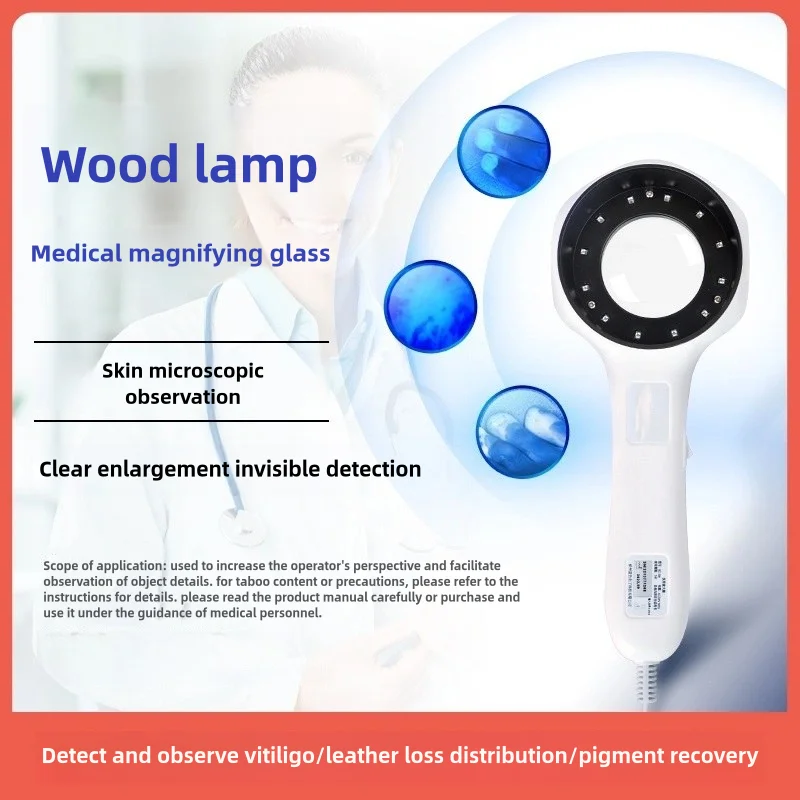 High Quality Skin Analyzer Medical DermatoscopePortable Exam With Uva Led Light Medical Dermatoscope Dermatology Surgical Home