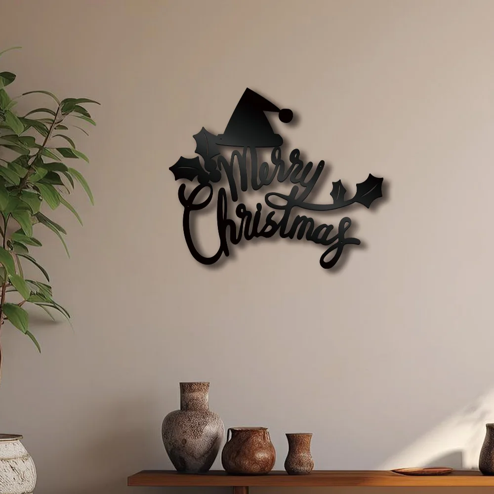 

1 шт., Настенный декор с надписью «Merry Christmas»