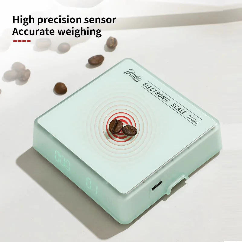 Bincoo electronic coffee scale Italian coffee bean weighing smart hand made mini professional coffee scale coffee equipment Hot