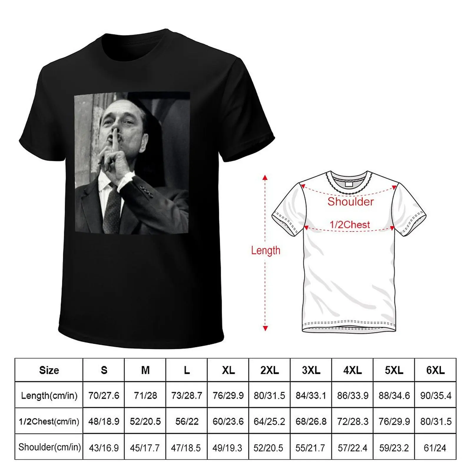 Jacques Chirac french swag T-Shirt Stylish Graphic Short Sleeve Top