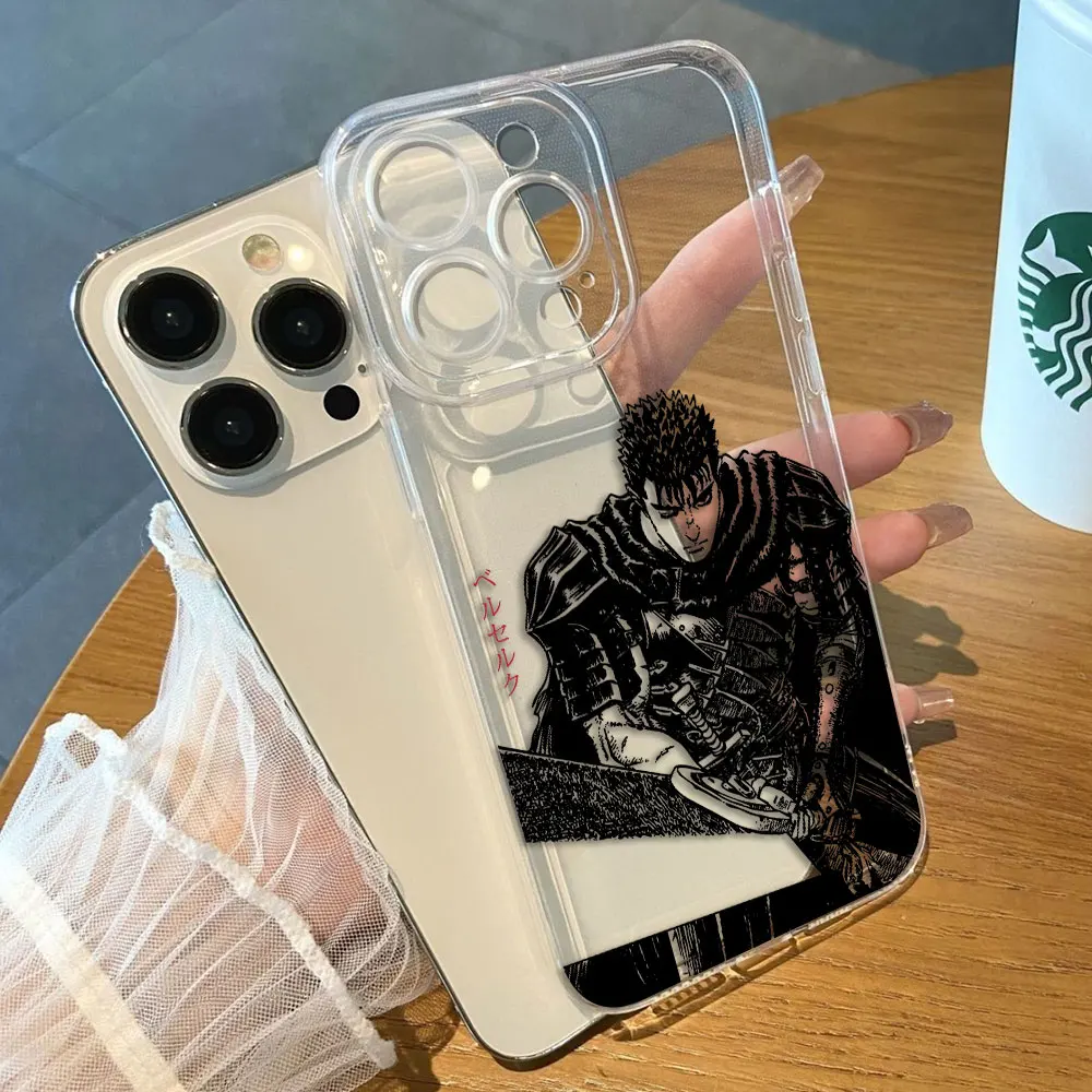 Dragon B-Berserk G-Guts Cover Clear Phone Case For Infinix HOT ZERO 60 50 40I 40 30 30I 20I 20S 12 11S TECNO SPARK 10 20 Case - view 4