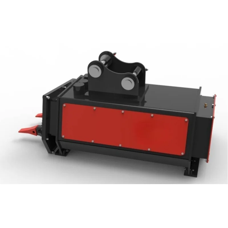 Durable Forestry Mulcher with Fixed Alloy Teeth for Excavator Wood and Brush Shredder