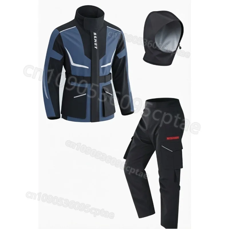 Motorcycle-specific raincoat raincoat split-body rainstorm-proof men's cycling suit비옷방수방수라이딩복오토바이복편안함мотоодежда반사прочный