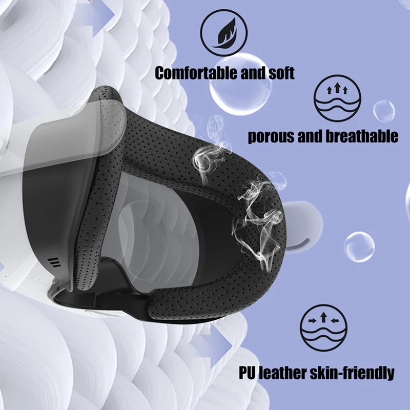 For Oculus Meta Quest 3S Face Mask 6 In1 Replacement Mask Anti-Leakage Widen Replacement Face Cover For VR Accessories