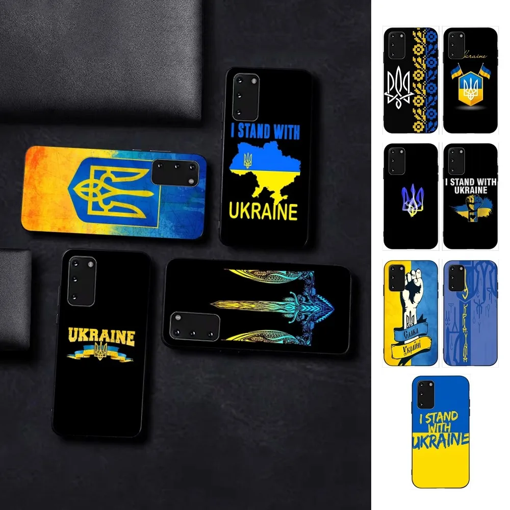 U-Ukraine Flag Phone Case For Samsung S 9 10 20 21 22 23 30 23 24 Plus Lite Ultra FE S10lite Fundas