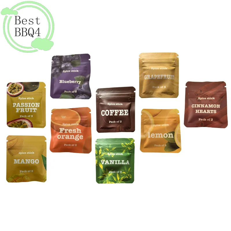 (1BBQ4)3pc Smokeless Essential Oil Aromatherapy Inhaler Energy Bar Non-Smoking Aid With Flavor Replace Stick For Quit Smoking