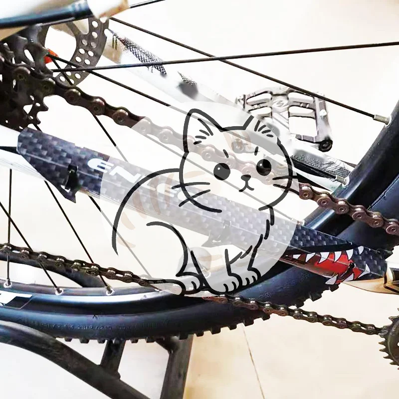 

^..1Pc Road Bike Bicycle Cycle Frame Chain Guard Protector Plastic Chainstay