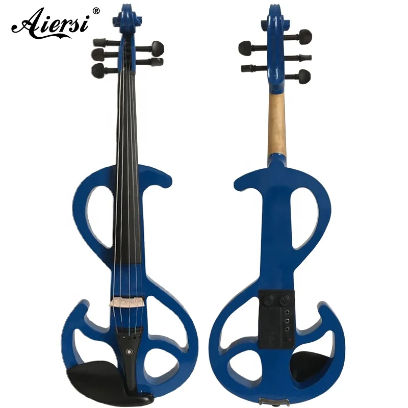 Aiersi Wholesale customized colors professional 5 strings electric violin for sale