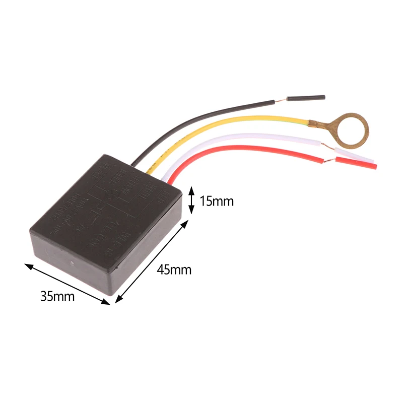 Piezas de luz de mesa de equipo eléctrico, Sensor de Control táctil de encendido/apagado, piezas de luz de escritorio, interruptor de bombilla, CA 220V, 1A, 1 ud.