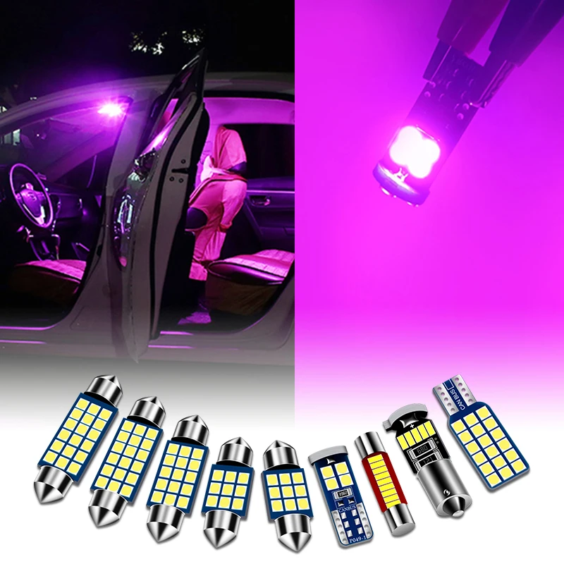 Per Toyota Prius 20 30 XW20 XW30 2004 ~ 2015 2012 2013 2014 2007 2008 11pcs Canbus Car LED lampada interna accessori luce bagagliaio