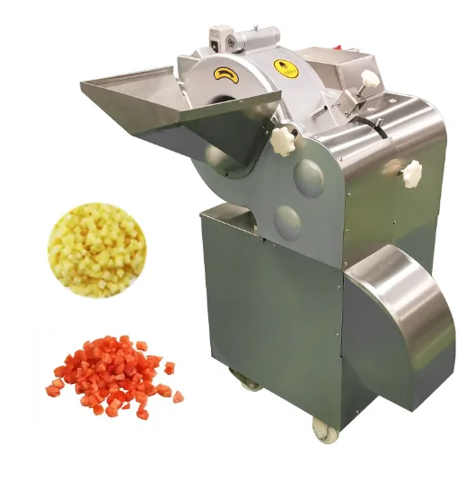 2025 Popular Cube Cutting Dicer Carrot Onion Mango Commercial Food Dicer Machine