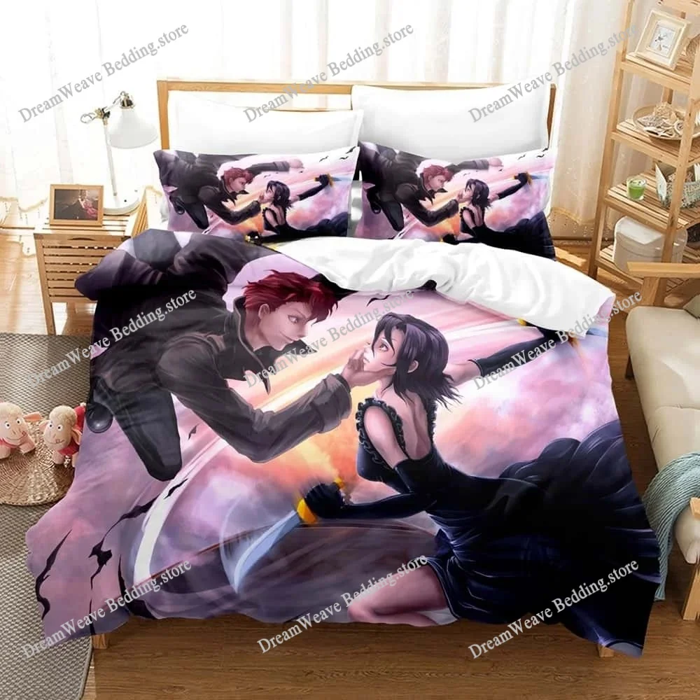 

Baccano! Bedding Set Single Twin Full Queen King Size Bed Set Adult Kid Bedroom Duvet Cover Sets 3D Print Anime Bed Sheet Set