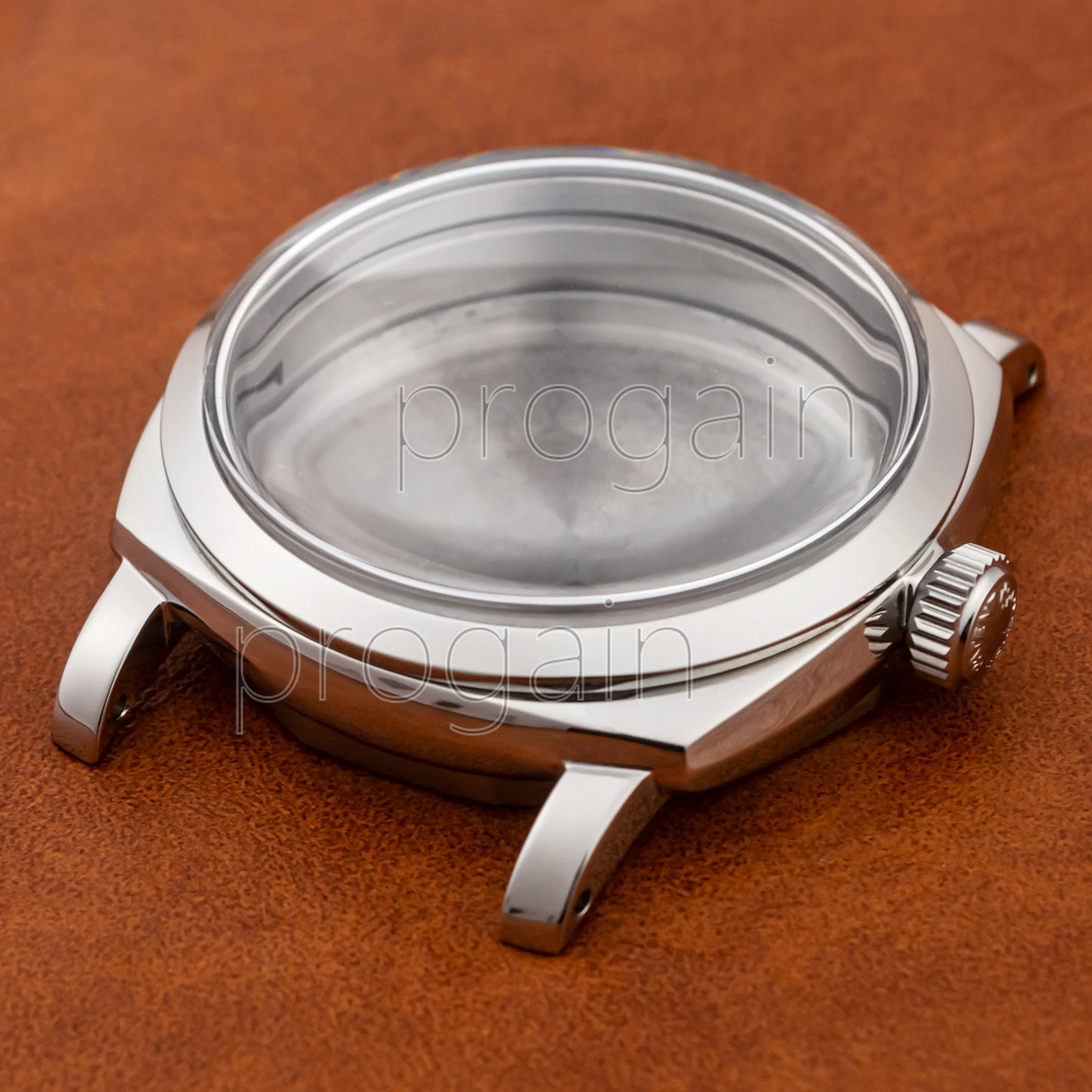 

High Quality 47mm Vintage Watch Case Stainless Steel Arcylic Bubble Mirror for PAM 6154 ETA6497/6498/ST3600 Automatic Movement