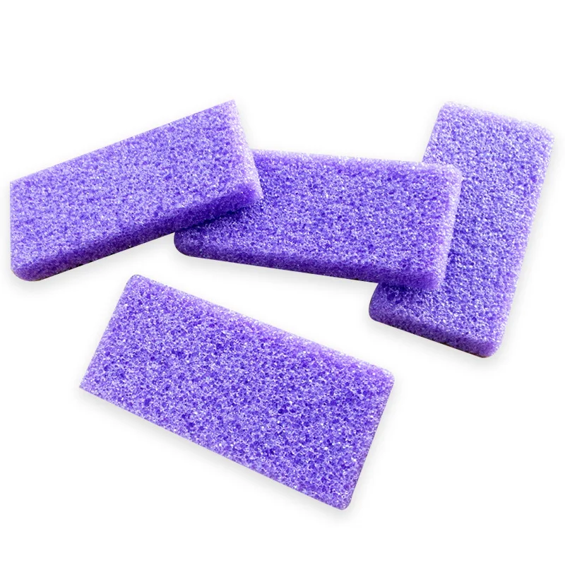 

80pcs/lot Purple Foot Pumice Stones Dead Skin Remover Sponge Feet Care Tools Foot Heel Pedicure Exfoliator Cleaning Pumice