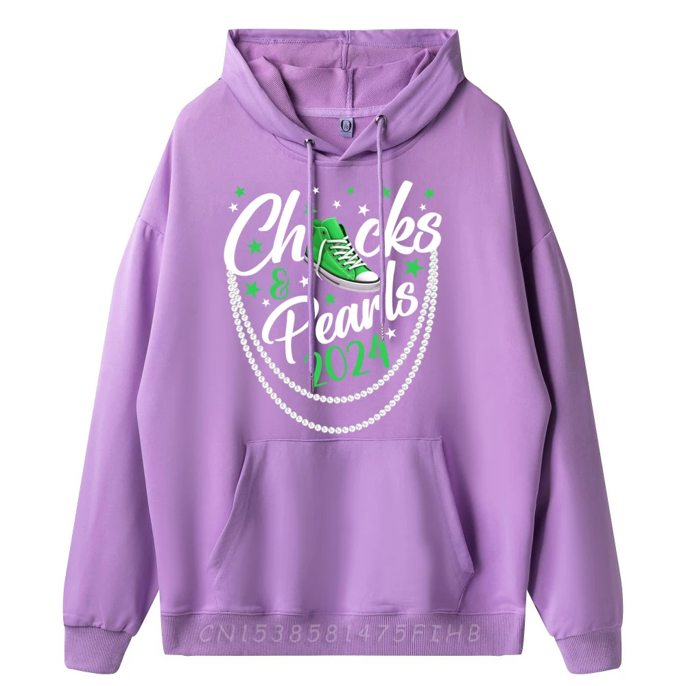 Kamala Harris 2024 Vote President Chucks And Pearls Green Luxury Designer Printed Hoodie Group