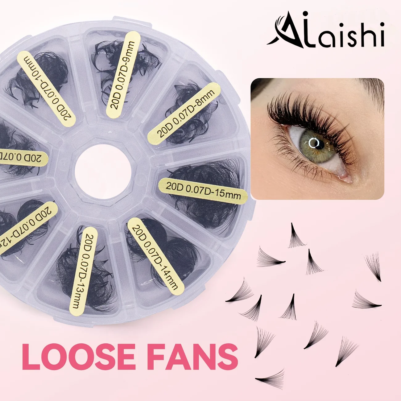 Lash Fan Volume - Nowe rzęsy w kępkach 10D 15D
