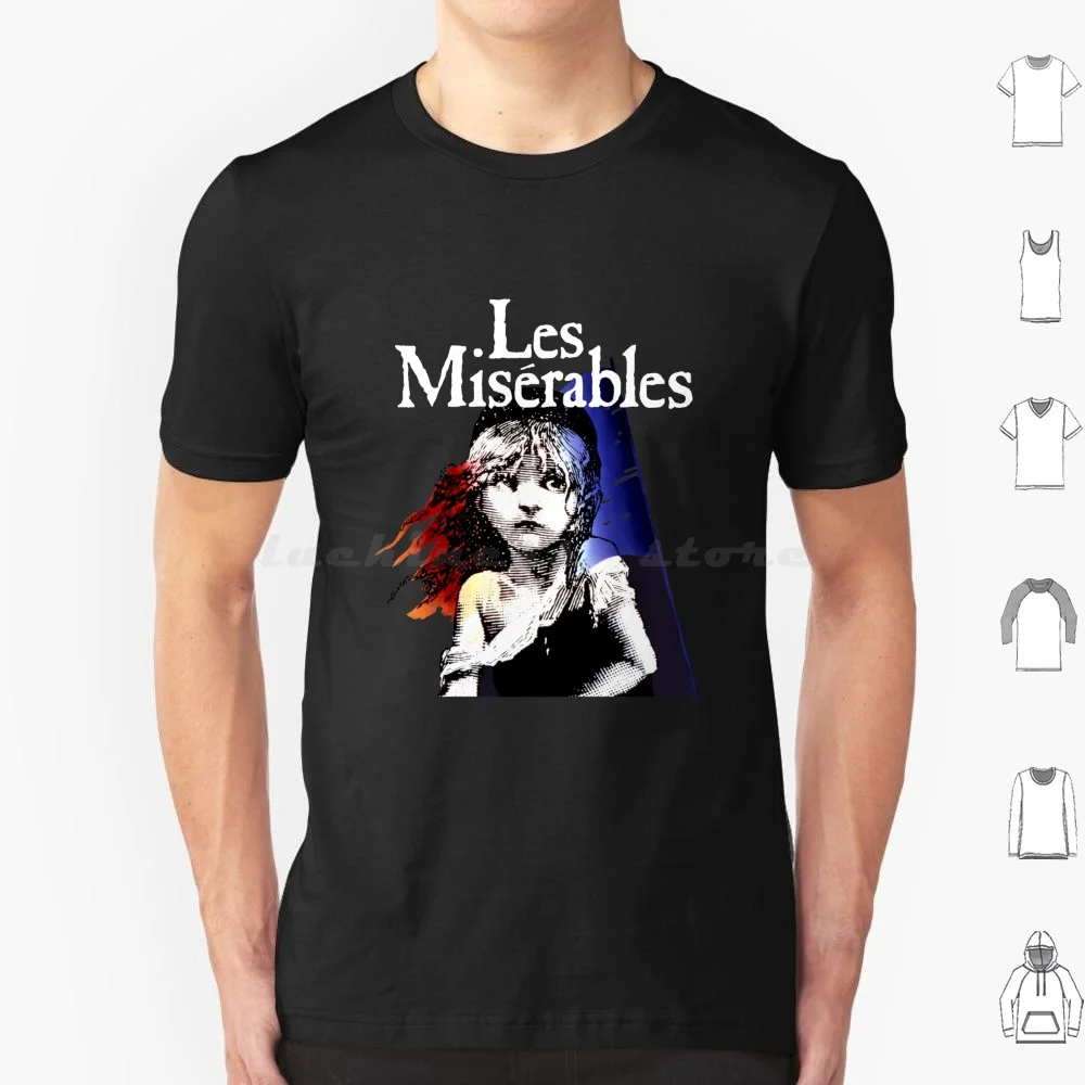 Les Miserables Design Soft Cotton T Shirt Big Size 100% Cotton Les Miserables Les Mis Broadway Musical Theatre Musicals Hugo