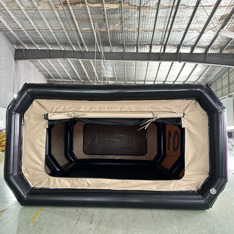 Space Capsule Automatic Inflatable Unit Large Camping Tent Wind & Rain Resistant Breathable for Outdoor Overnight