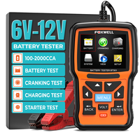 FOXWELL BT301 Car Battery Tester 12V Battery Load Tester 100-2000CCA Automotive Alternator Tester Digital Battery Analyzer Crank