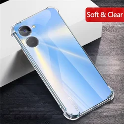 airbag case for realme-10 soft clear shockproof silicone phone cases realme 9 pro plus 5g oppo realmi 9i cover realme 10 case
