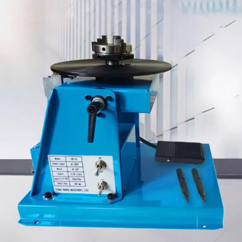 

Rotary Welding Positioner 10KG Turntable Table Portable Welder Positioning Machine for Cutting Grinding Assembly Testing