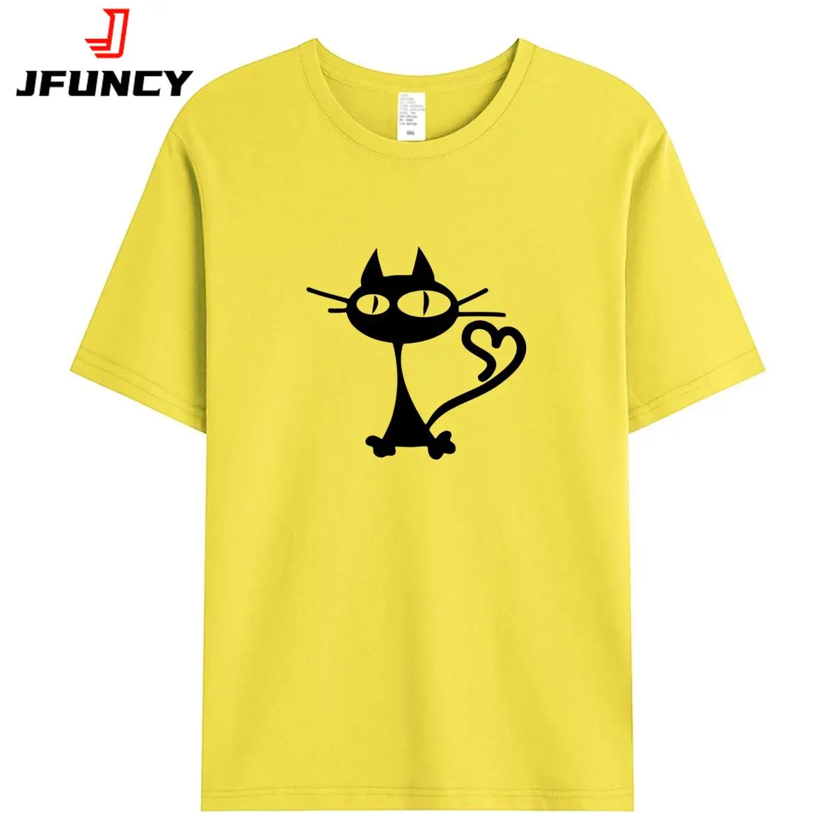 

JFUNCY женская летняя футболка Женские топы с коротким рукавом с принтом бабочки Harajuku футболка Повседневная Свободная Женская хлопковая футболка