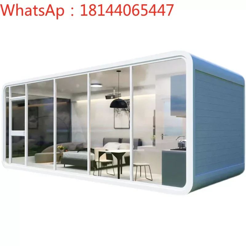 

Customized space capsule activity room boarding hotel star apple warehouse glass container outdoor activity