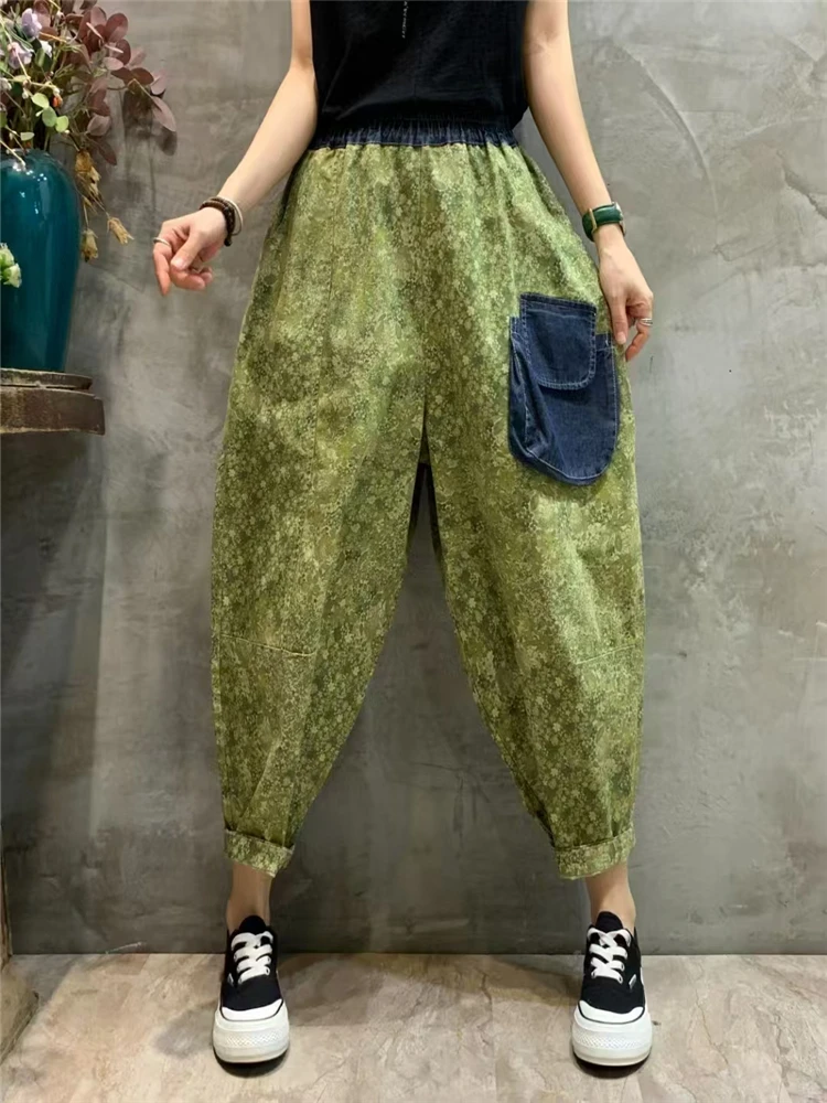 Max LuLu Camouflage Punk Primavera Donna Harem Pantaloni Vintage Allentati Per Il Tempo Libero Gotico Pantaloni In Denim Classico Streetwear Moda Jeans