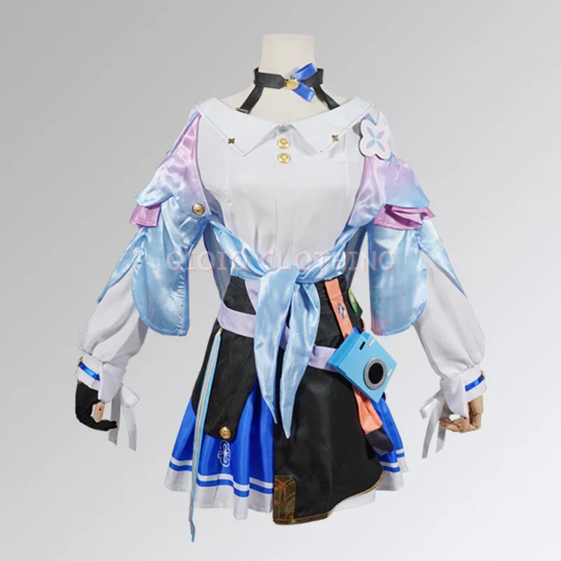 Fato de cosplay de carril estrela honkai, uniforme de carnaval com peruca, fantasia masculina de Halloween, jogo anime, 7 de março