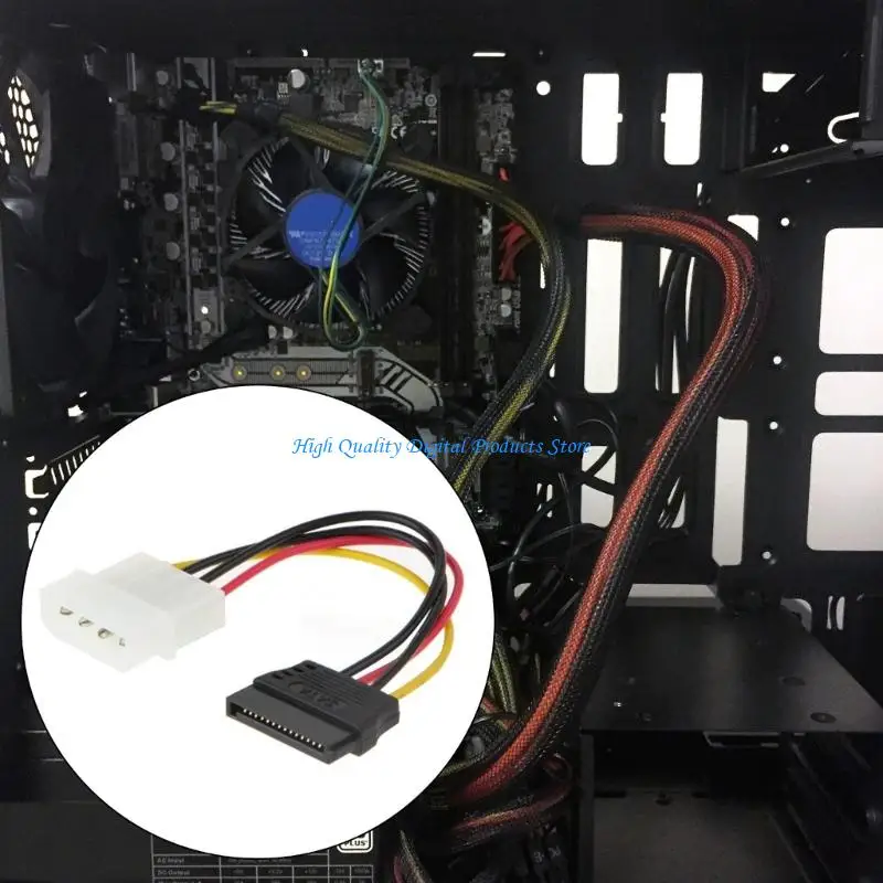 U2JE 15p〜4pinコンバーター電源ケーブルポータブル拡張ケーブルコンピューター電源ケーブルアダプターハードドライブディスクアクセサリー