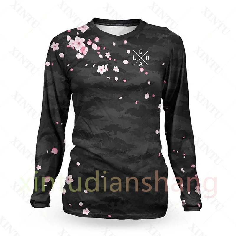 

2022 Women's Loose Rider Tech Jersey Long Sleeve Enduro Mountain Bike Breathable Quick Dry Shirt BMX DH Motocross Sportswear