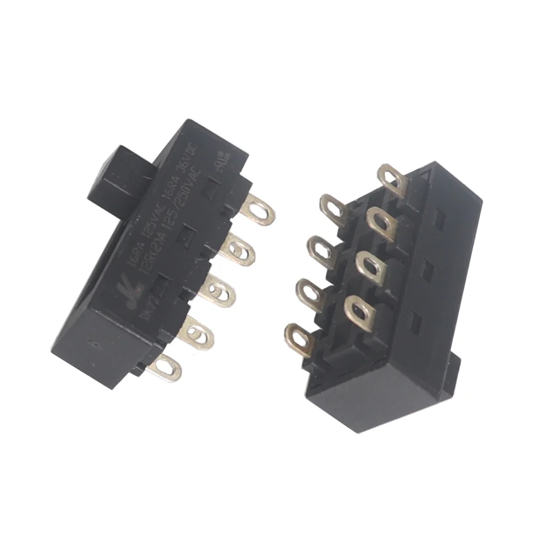 【10-2PCS】12A 250V 3 Position 8 Pin Toggle Slide DIP LQ-103H Hair Dryer Hot Cold Wind for JJ-15 Philips Flyco FH6218/20/21/31