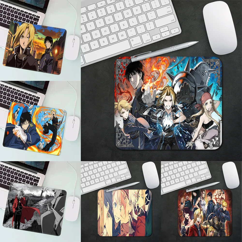 

Fullmetal Alchemist Fashion Gaming Mouse Pad XS Small Mousepad For PC Gamer Desktop Decoration Office Mouse Mat Deskmat Rug