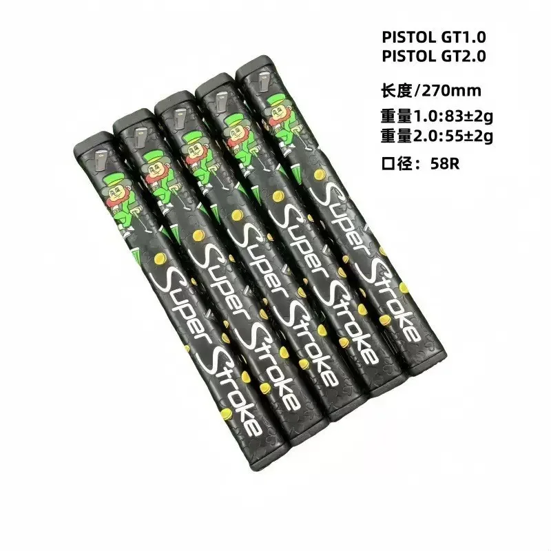 1 個ゴルフパターグリップ超軽量標準天然ゴム滑り止めと快適なゴムウッドユニバーサル品質グリップ