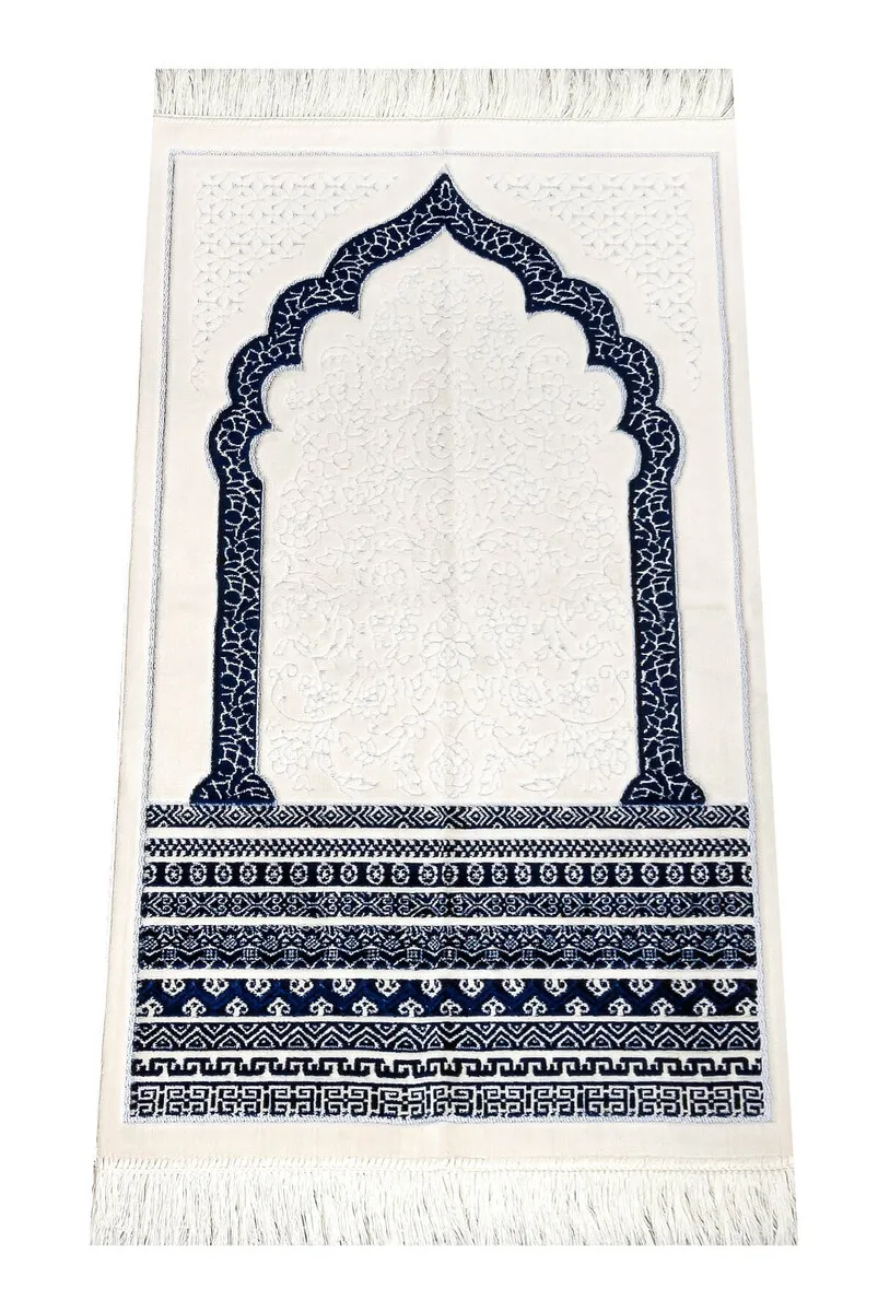 Iqrah lüx extra velvet prayer shade-navy blue, Muslim sets