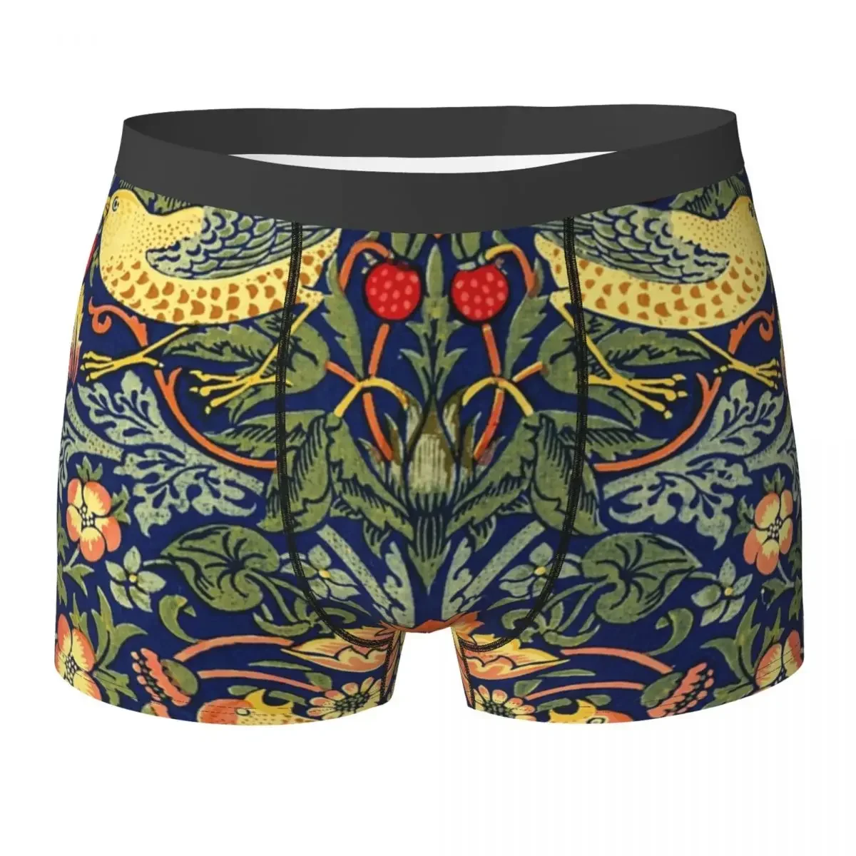 Boxer Underpants Shorts William Morris Thief Panties Men's Ventilate Underwear for Homme Man Boyfriend Gifts