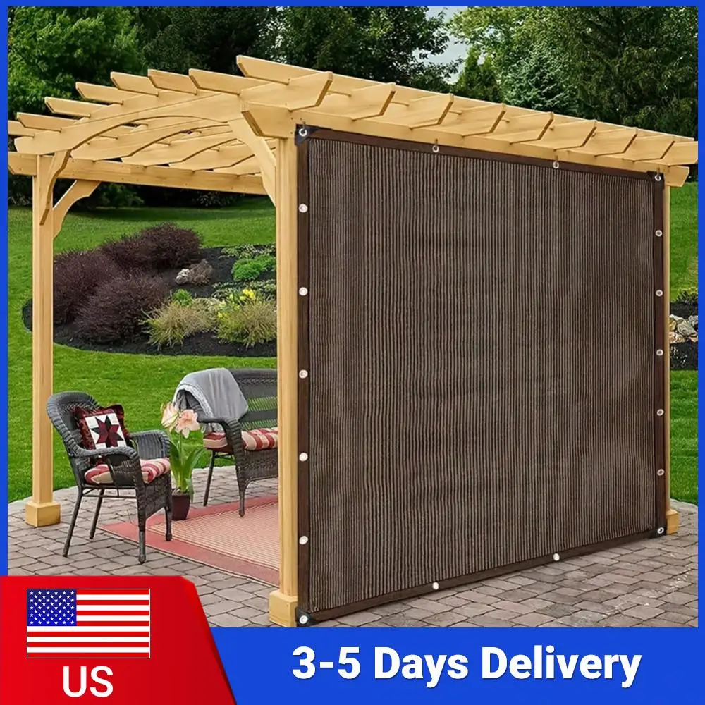 

Тент-затенитель 2x3м/3x4м с люверсами, прямоугольный, из HDPE, для патио, двора, газона, сада