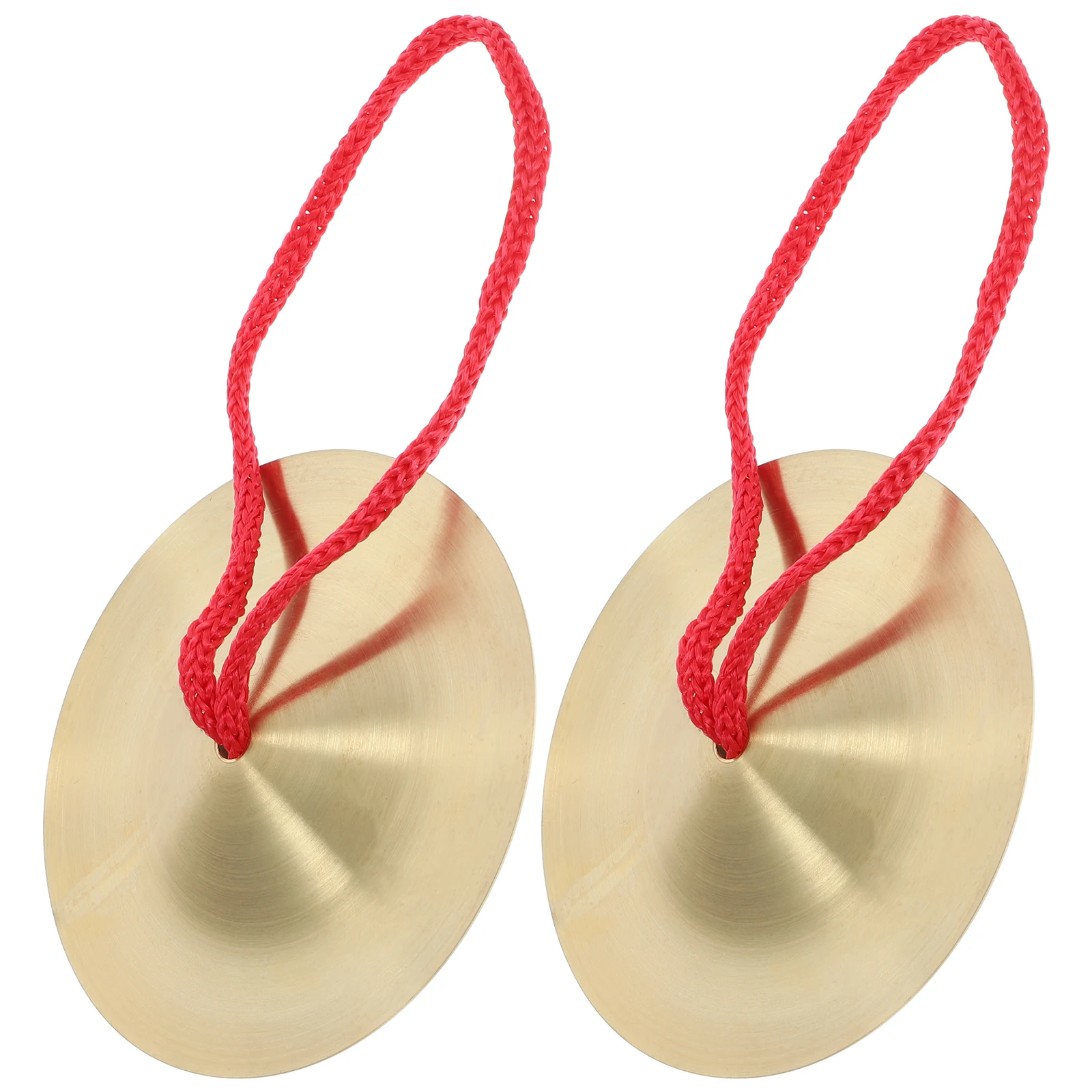 

1 Pair 9cm Alloy Finger Cymbals Musical Instruments Dance Entertainment Percussion Practice Brass Xylophone Small