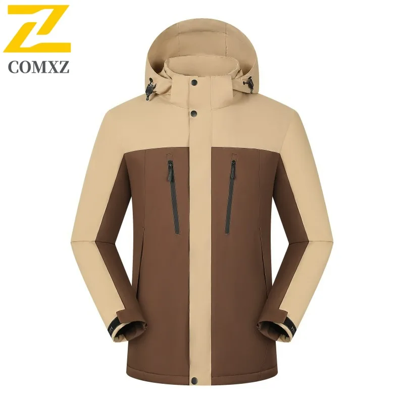 

Men's Waterproof Outdoor Windbreaker Jacket 2025 Comfortable Hiking High-Quality Adventure Biker Jacket Hunting Breathable Coat