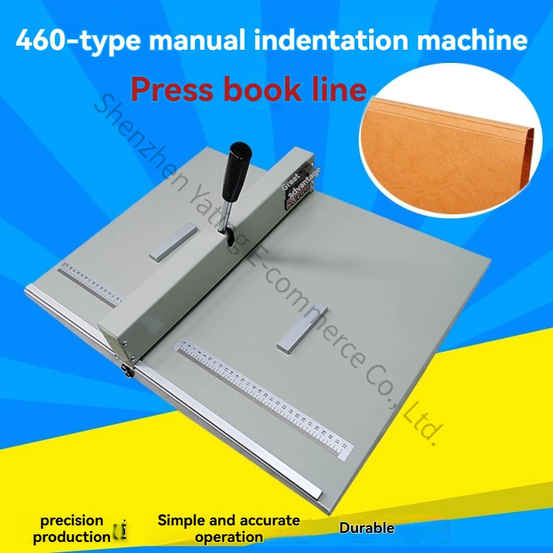 Manual Indentation Machine Paper Creasing Machine Photo Book Album Greeting Card Cover Folding Machine