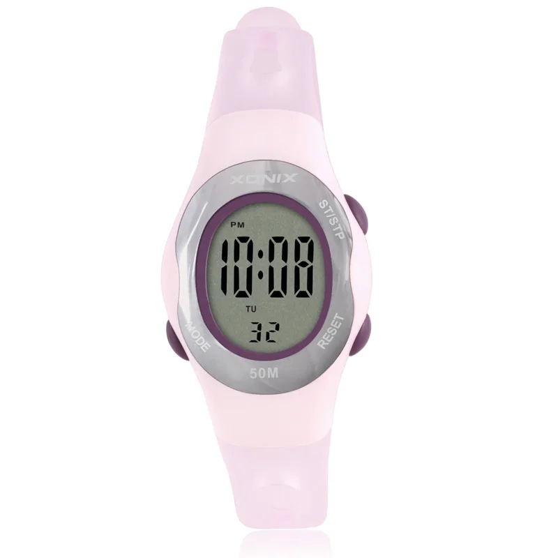 XONIX Waterproof 50m New Fashion Student Women Sports Girls Watch Relogios Femininos Swim Dive FW